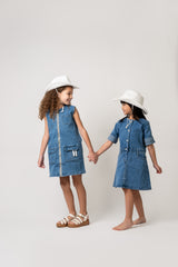 BIRNHAM ON THE SEA POCKET DENIM JUMPER