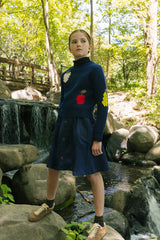 CREW KIDS LOUISE BUTTON DOWN SKIRT