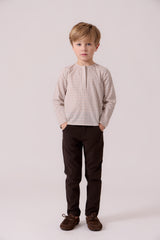 COTTIER OZ  MICRO PLAID SHIRT