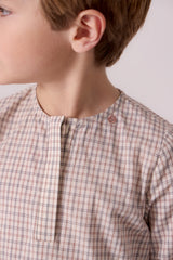 COTTIER OZ  MICRO PLAID SHIRT