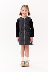 CREW KIDS LYLA QUILTED DRESS