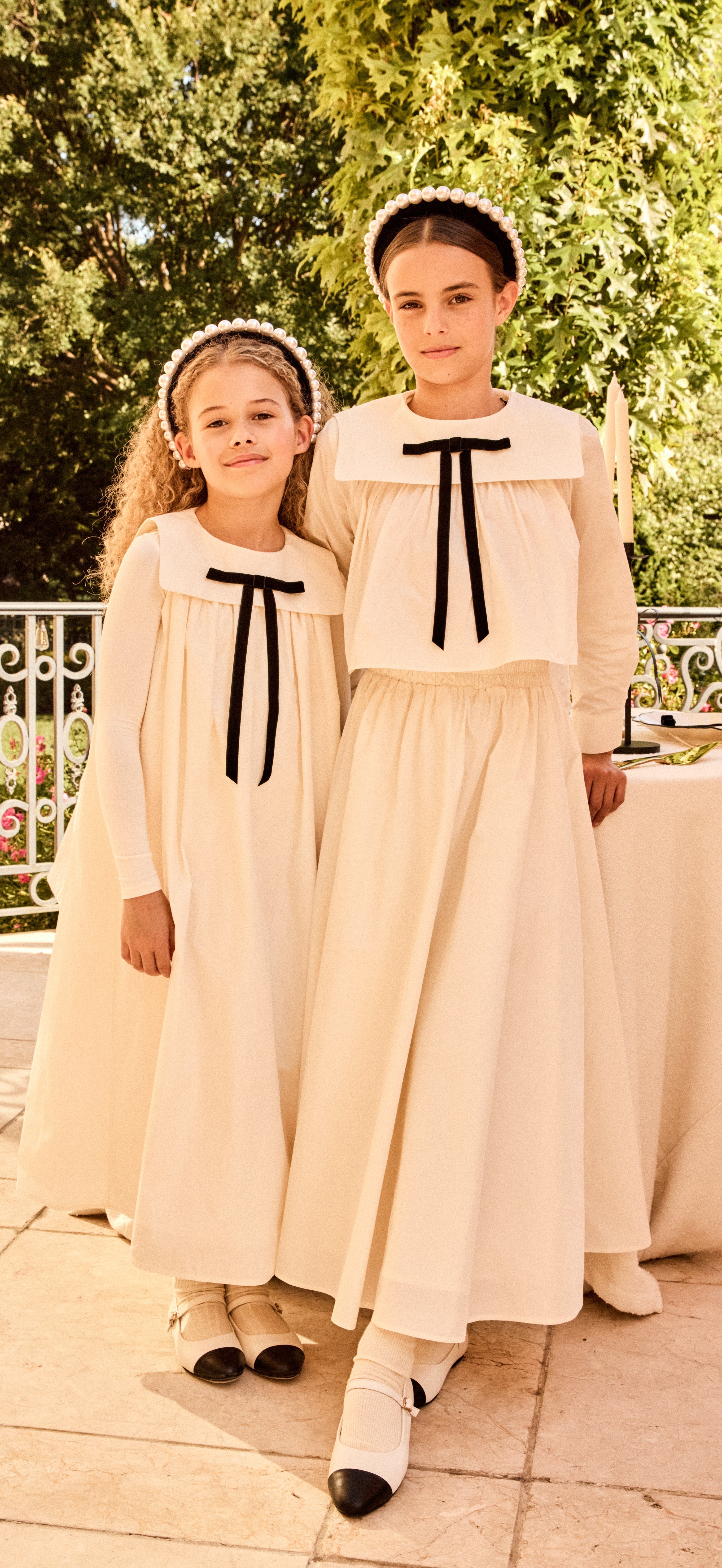 LITTLE PARNI 2PC SHELL WITH BOW MAXI JUMPER