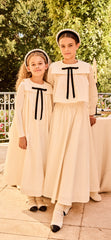 LITTLE PARNI 2PC SHELL WITH BOW MAXI JUMPER