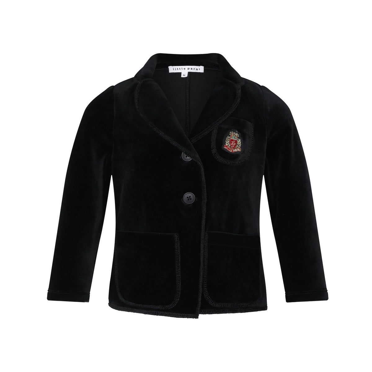 LITTLE PARNI VELOUR BLAZER