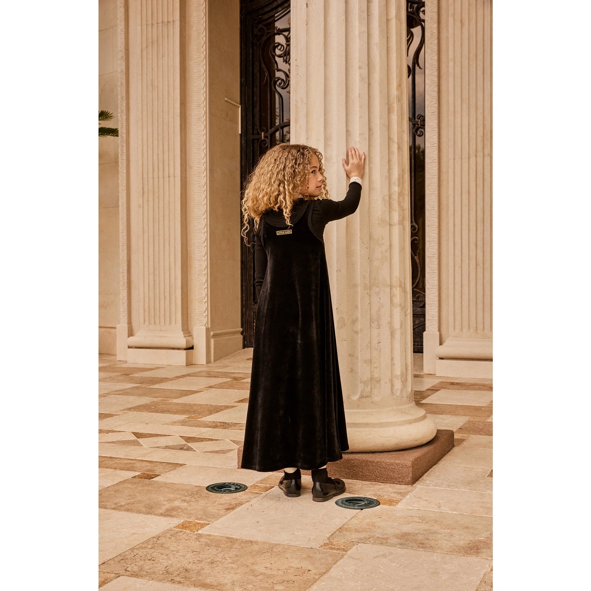 LITTLE PARNI VELOUR MAXI JUMPER