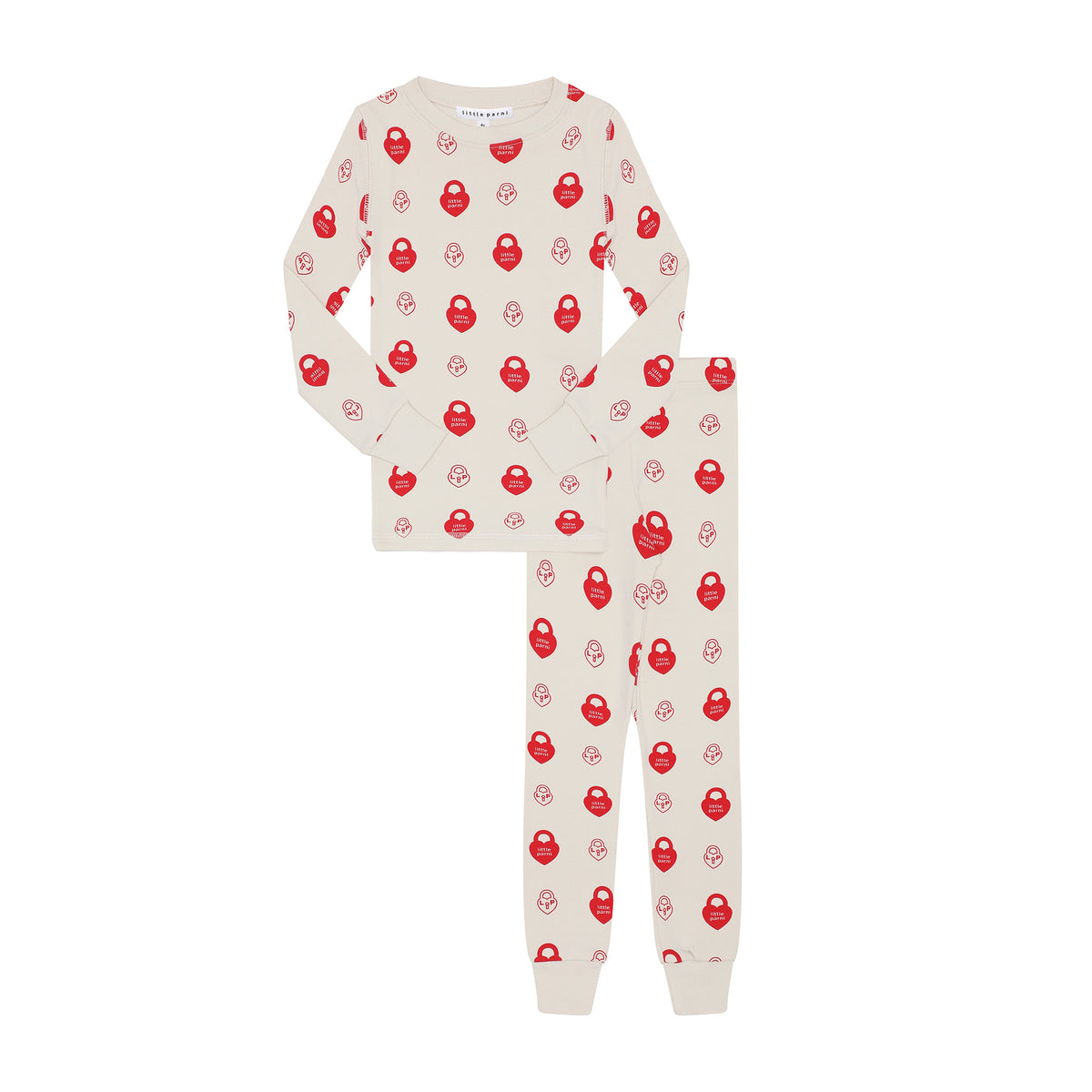 LITTLE PARNI 2PC "LP" SIGNATURE PAJAMAS