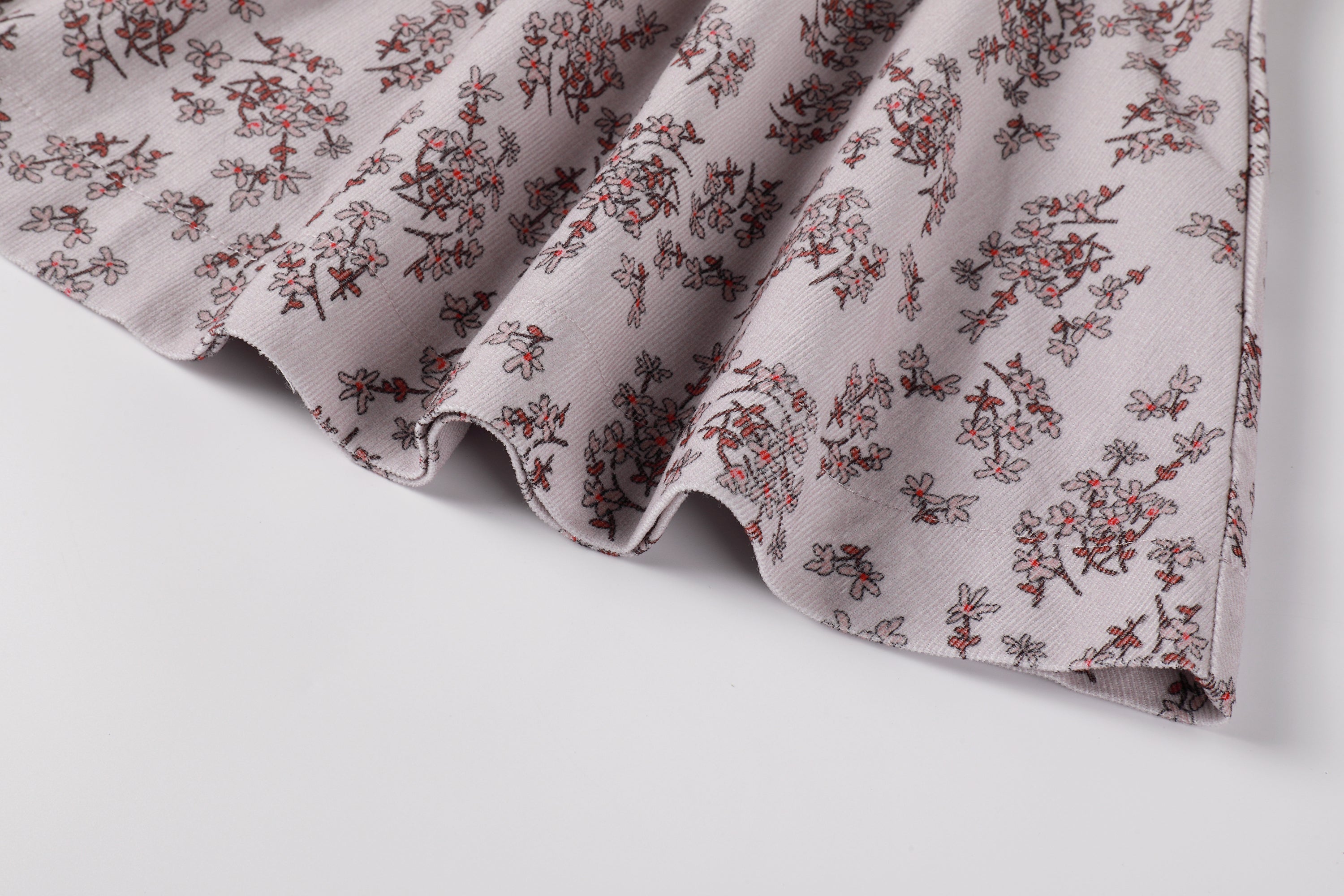 NOU NELLE 2PC CORDUROY FLORAL DRESS AND CARDIGAN