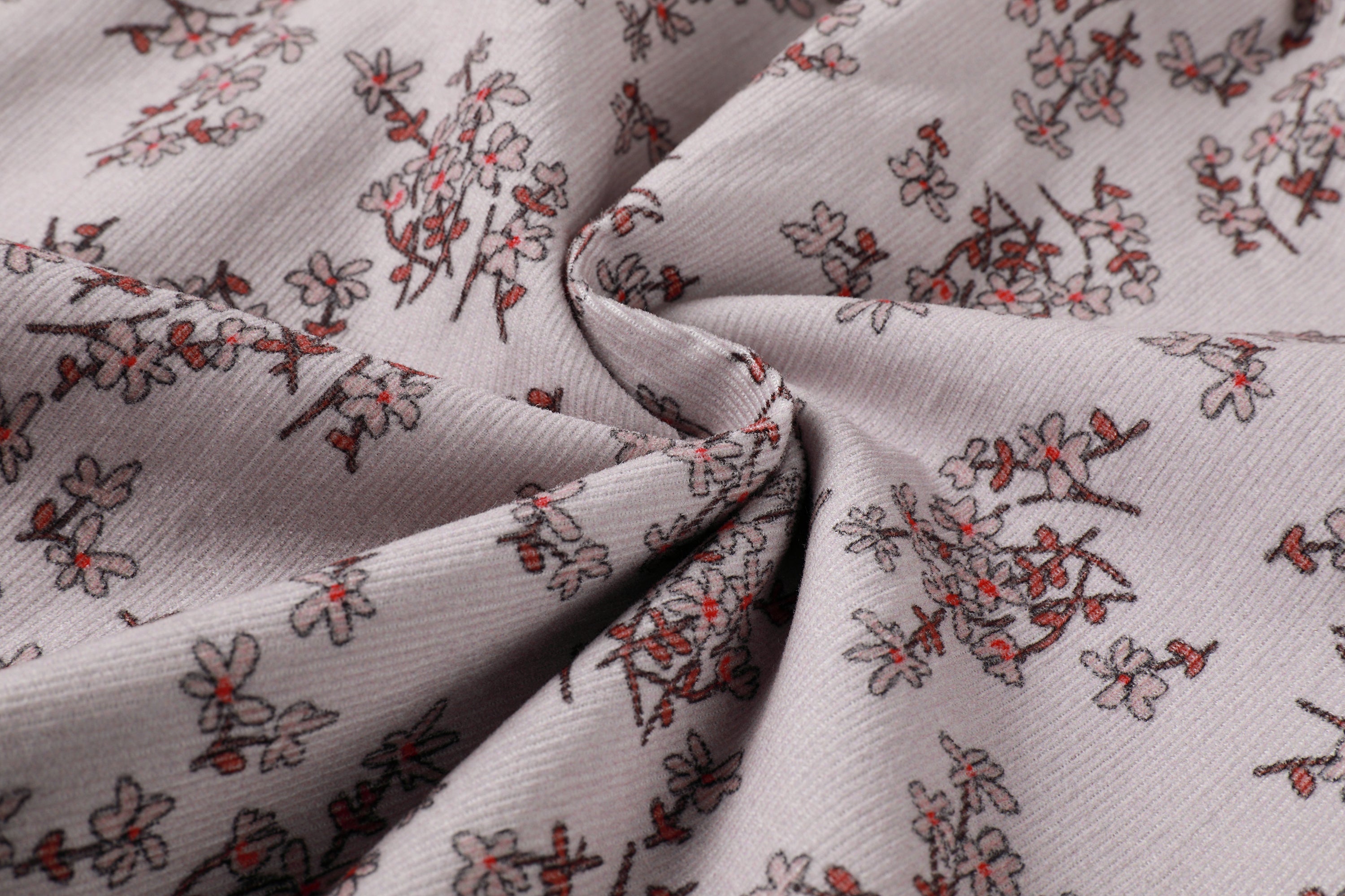 NOU NELLE 2PC CORDUROY FLORAL DRESS AND CARDIGAN