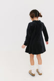 CREW KIDS VELOUR SHIRT DRESS