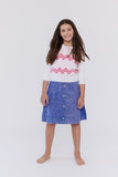 CREW KIDS BUTTON DOWN SKIRT