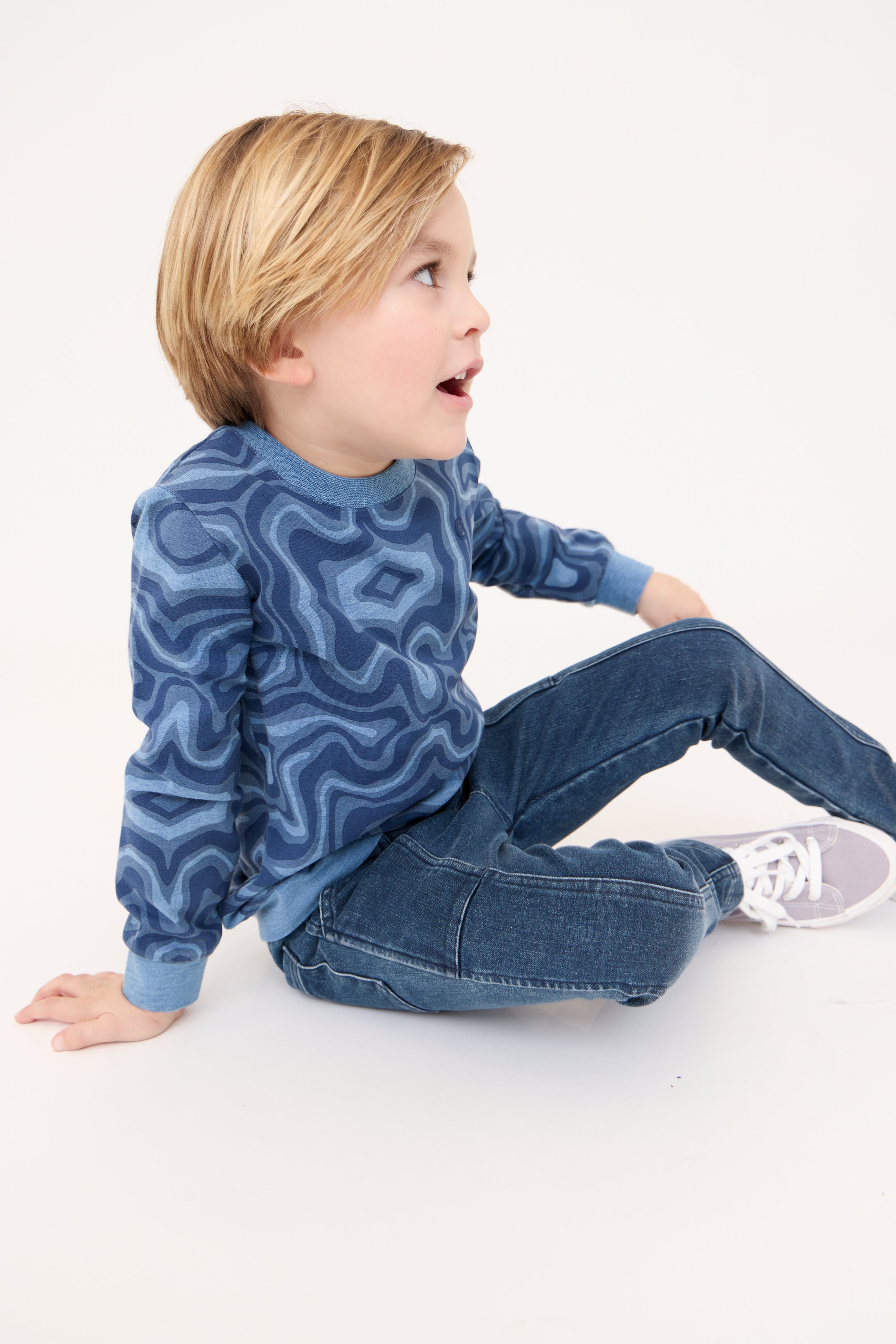 CREW KIDS SIERRA CREWNECK TOP