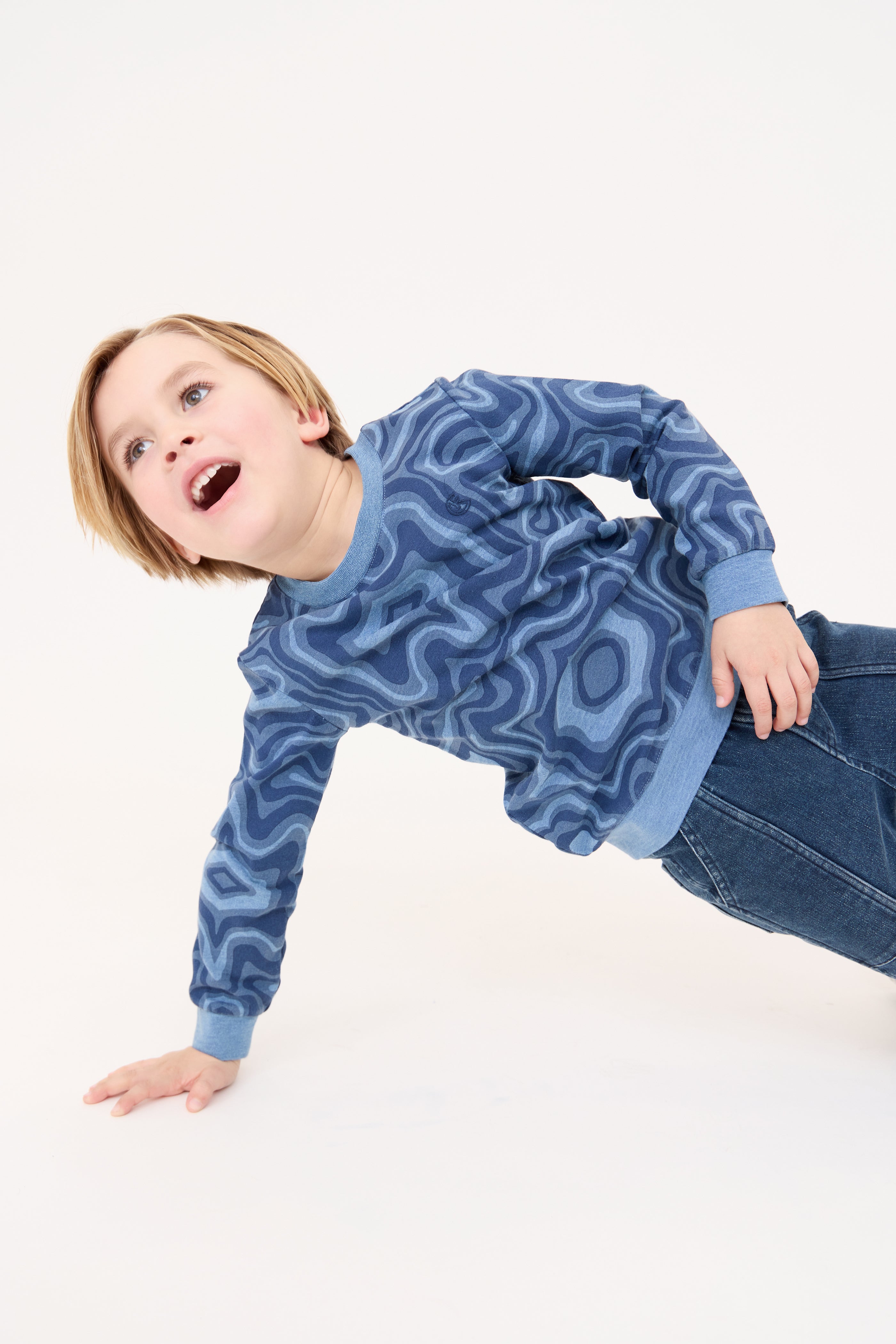 CREW KIDS SIERRA CREWNECK TOP