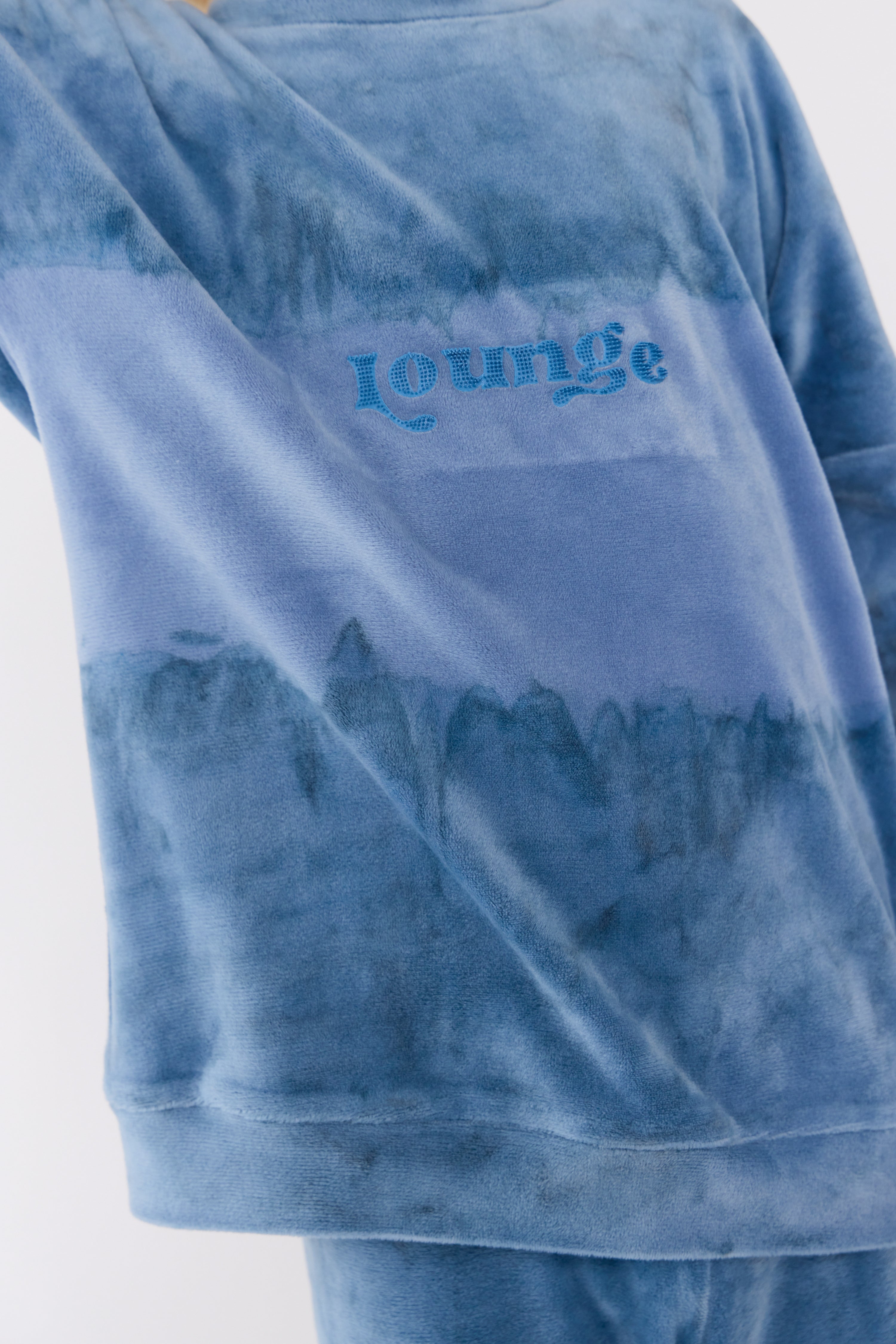 CREW LOUNGE 2PC TIE DYE PJ SET