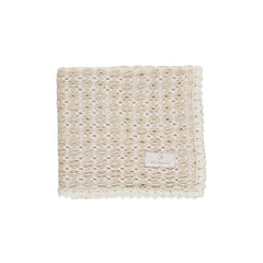 BEBE ORGANIC RETRO CROCHET BLANKET