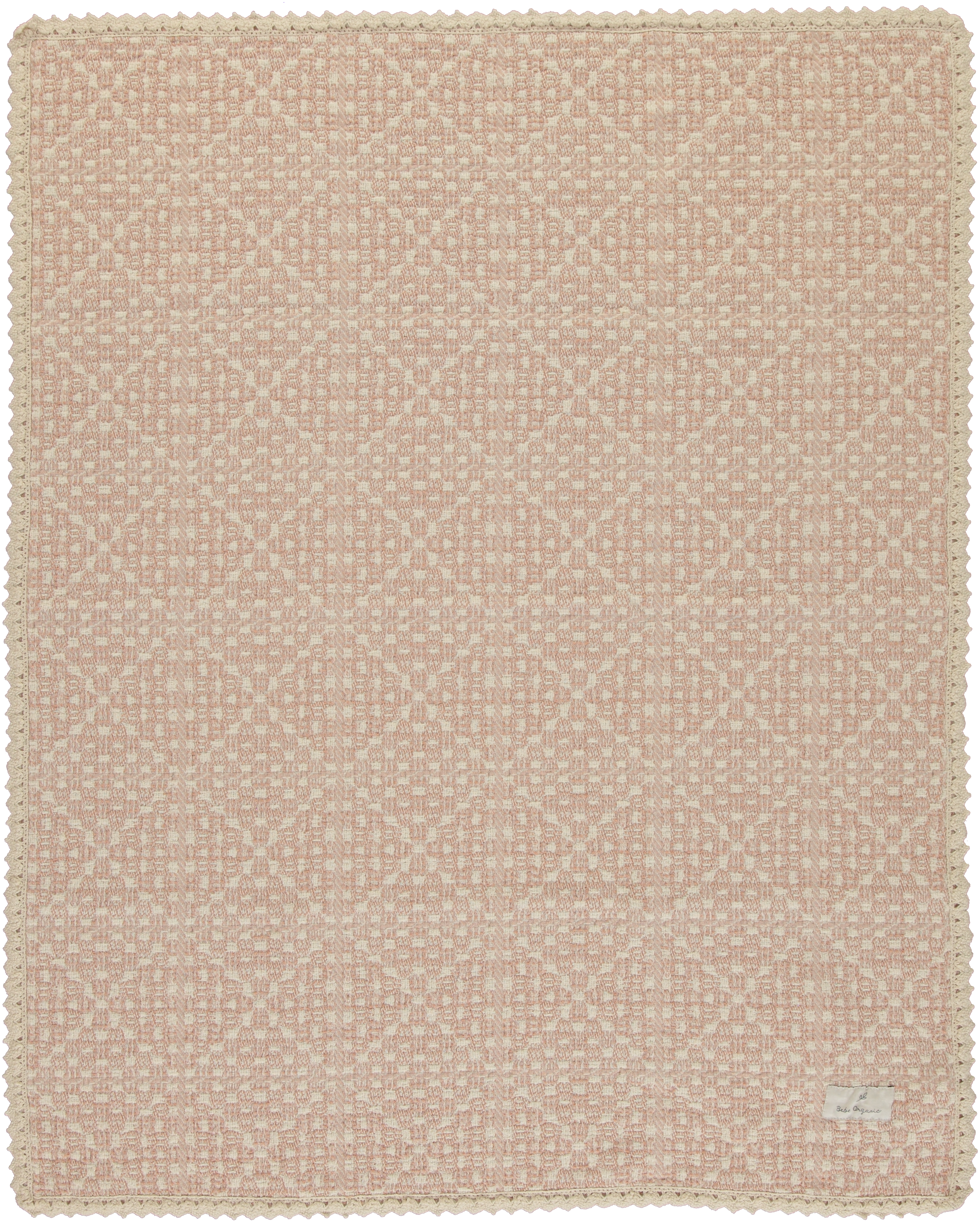 BEBE ORGANIC CROCHET BLANKET