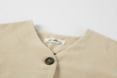 NOU NELLE 2PC CRUSHED VELOUR BLAZER WITH SHORTS