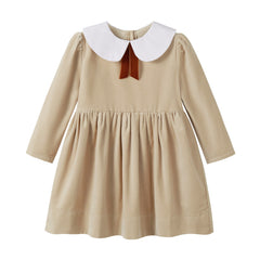 NOU NELLE CRUSHED VELOUR TIE DRESS