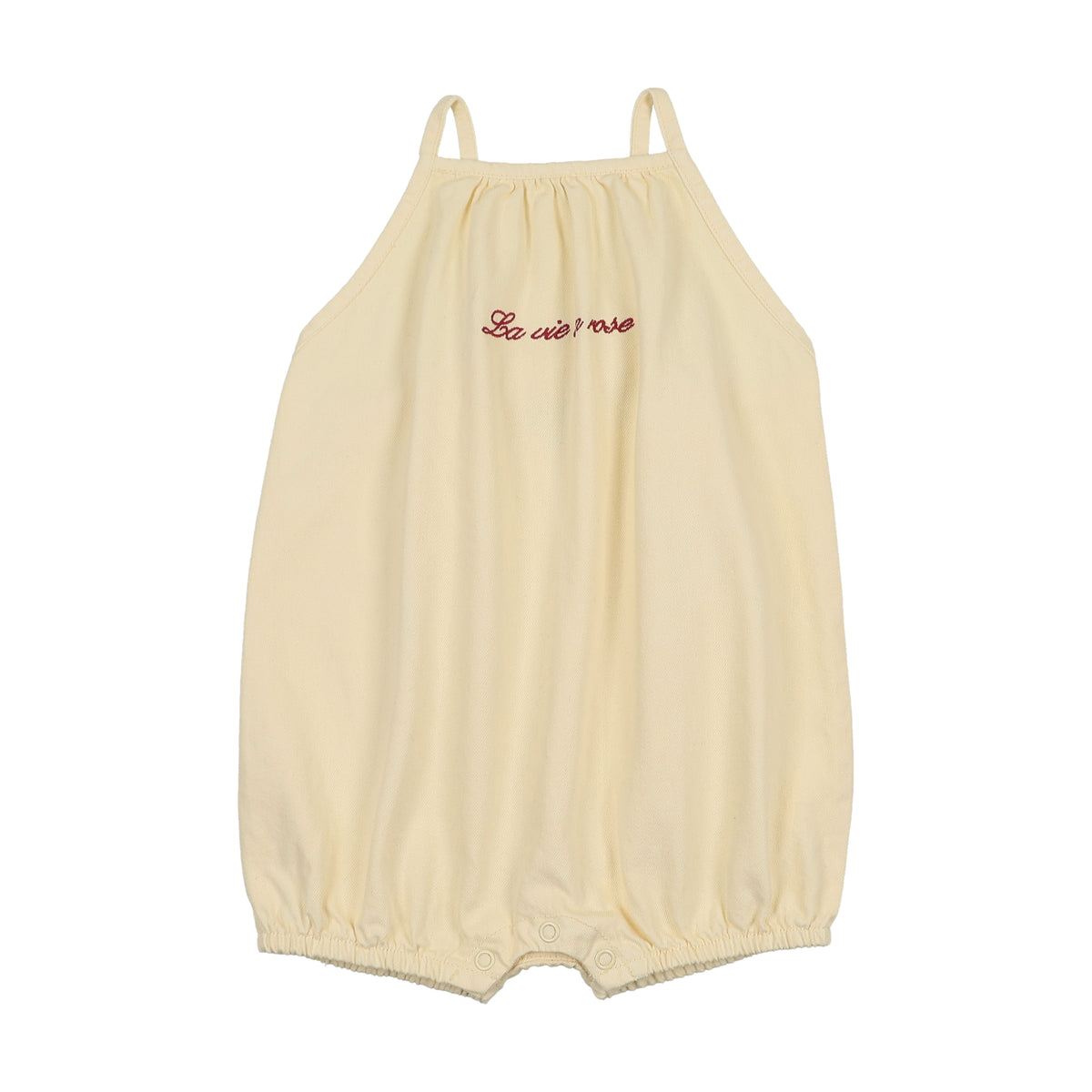 KIN KIN DENIM BUBBLE ROMPER