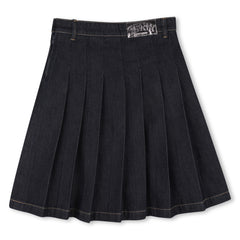 DKNY PLEATED DKNY PATCHES SKIRT