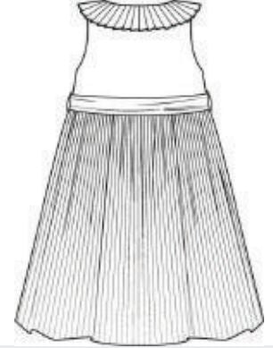 JACADI DAPHNE PLEATED COLLAR BOW JUMPER