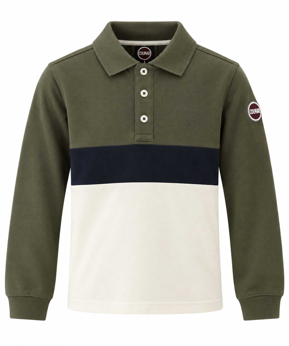 COLMAR COLORBLOCK LONG SLEEVE POLO