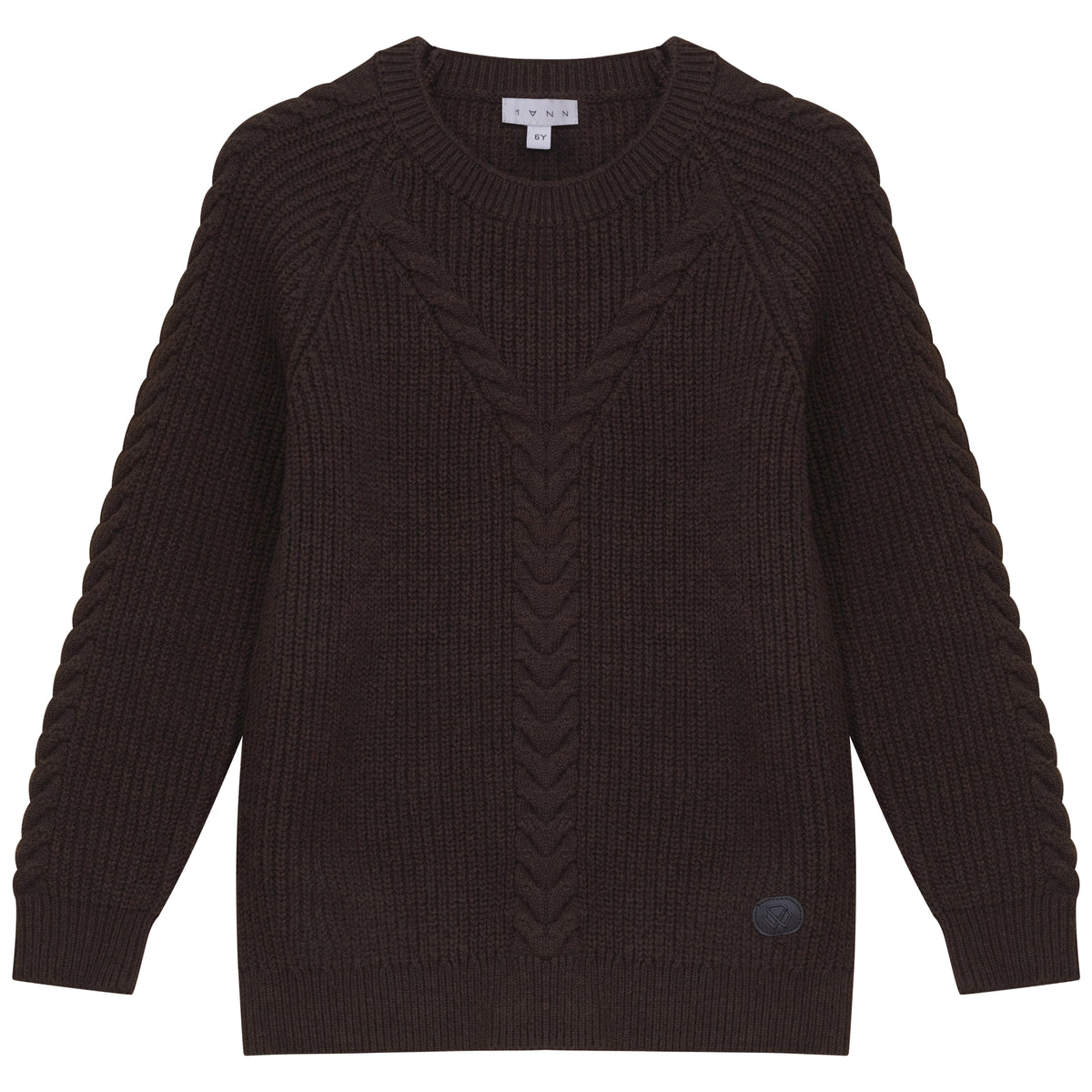 MANN BRAIDED CABLE KNIT SWEATER