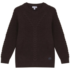 MANN BRAIDED CABLE KNIT SWEATER