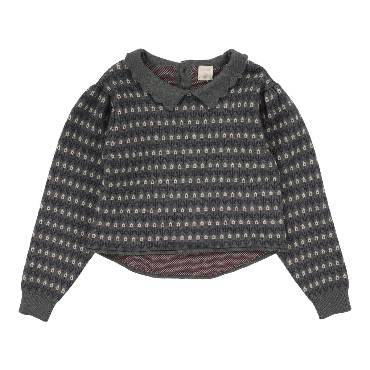 ANALOGIE FLORAL KNIT SWEATER