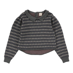 ANALOGIE FLORAL KNIT SWEATER
