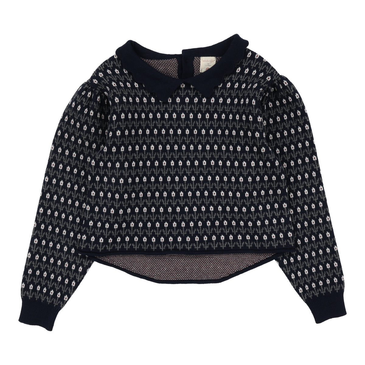 ANALOGIE FLORAL KNIT SWEATER