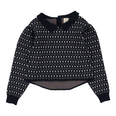 ANALOGIE FLORAL KNIT SWEATER