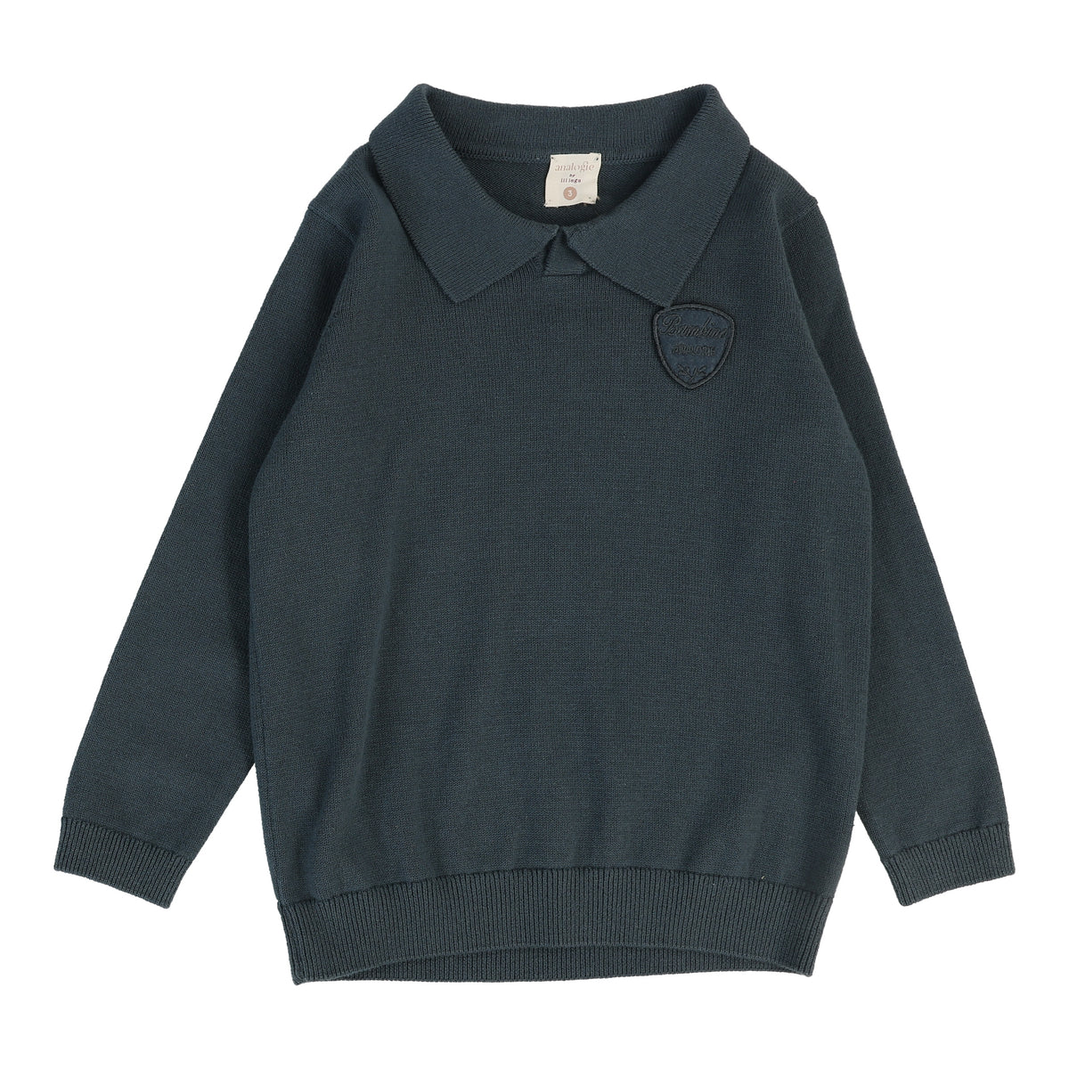 ANALOGIE KNIT EMBLEM POLO