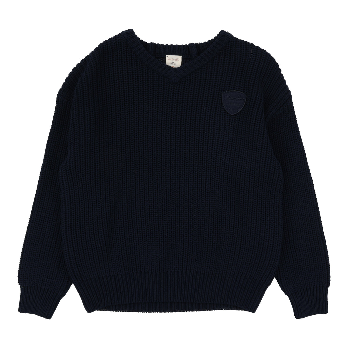 ANALOGIE KNIT V-NECK SWEATER