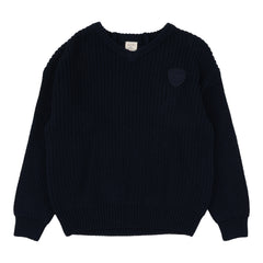 ANALOGIE KNIT V-NECK SWEATER