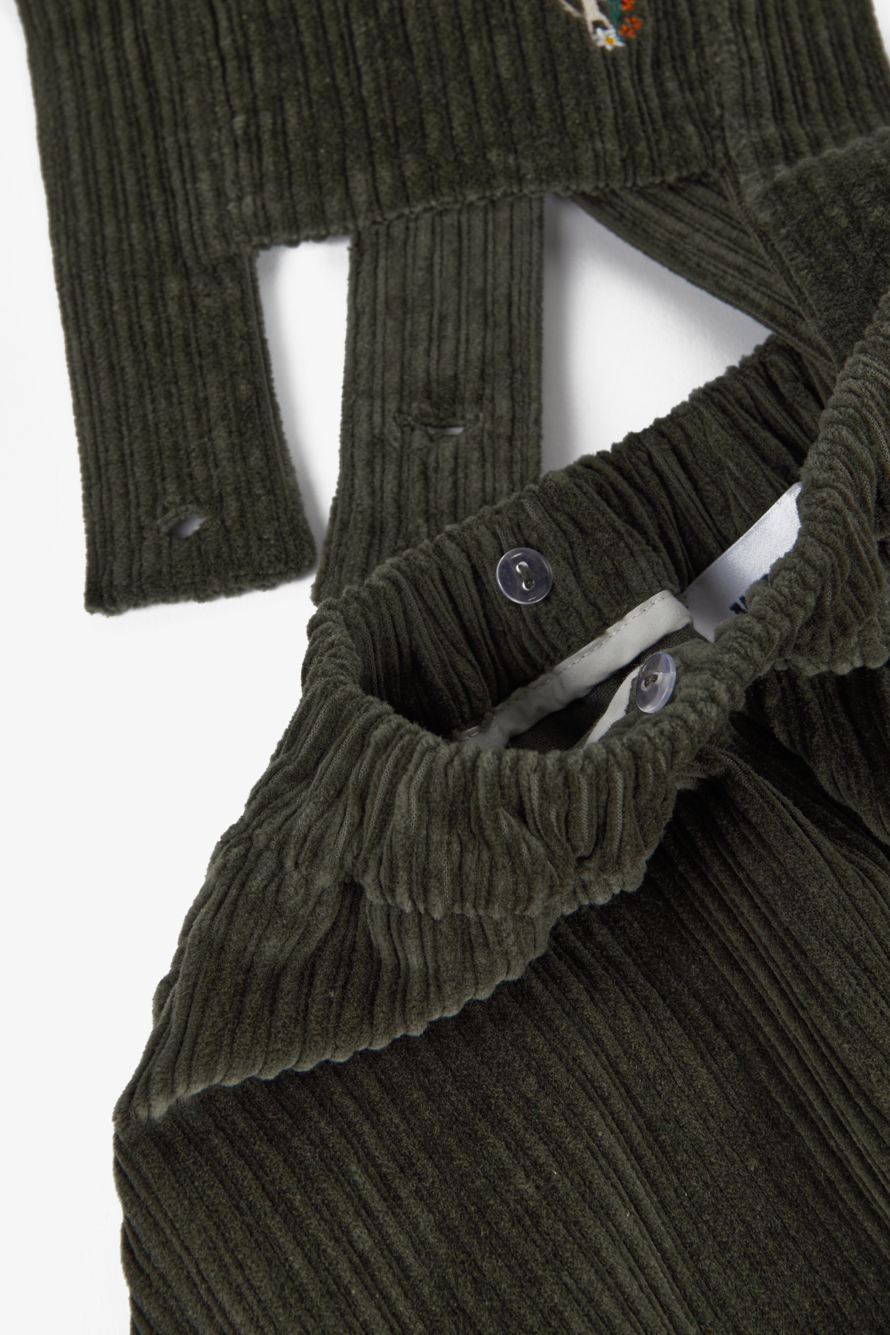 WOLF & RITA CORDUROY SUSPENDER JUMPER
