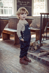 COCO BLANC DENIM OVERALLS