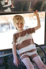 COCO BLANC STRIPED TEE