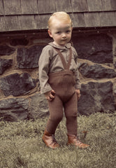 COCO BLANC KNIT SUSPENDER LEGGING