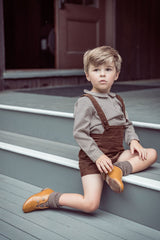 COCO BLANC CORDUROY OVERALLS