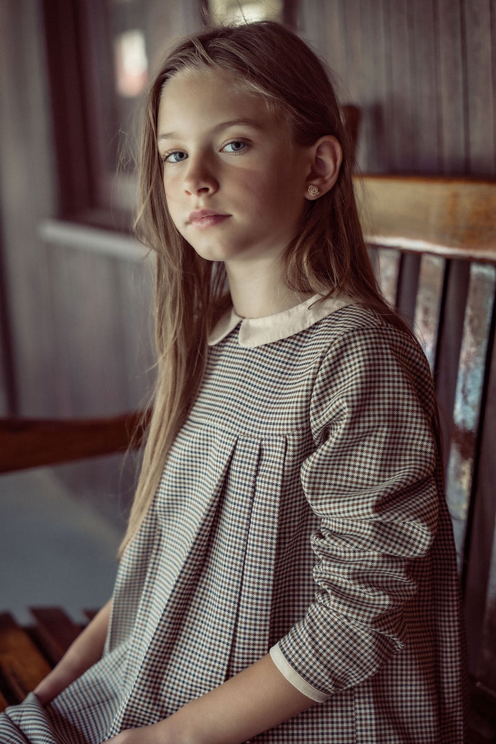 COCO BLANC HOUNDSTOOTH DRESS