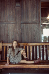 COCO BLANC HOUNDSTOOTH DRESS