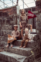 COCO BLANC CORDUROY OVERALLS