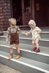 COCO BLANC CORDUROY OVERALLS