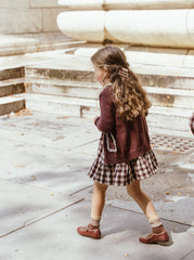 COCO BLANC CHECKED DRESS