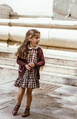 COCO BLANC CHECKED DRESS
