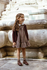 COCO BLANC CHECKED DRESS