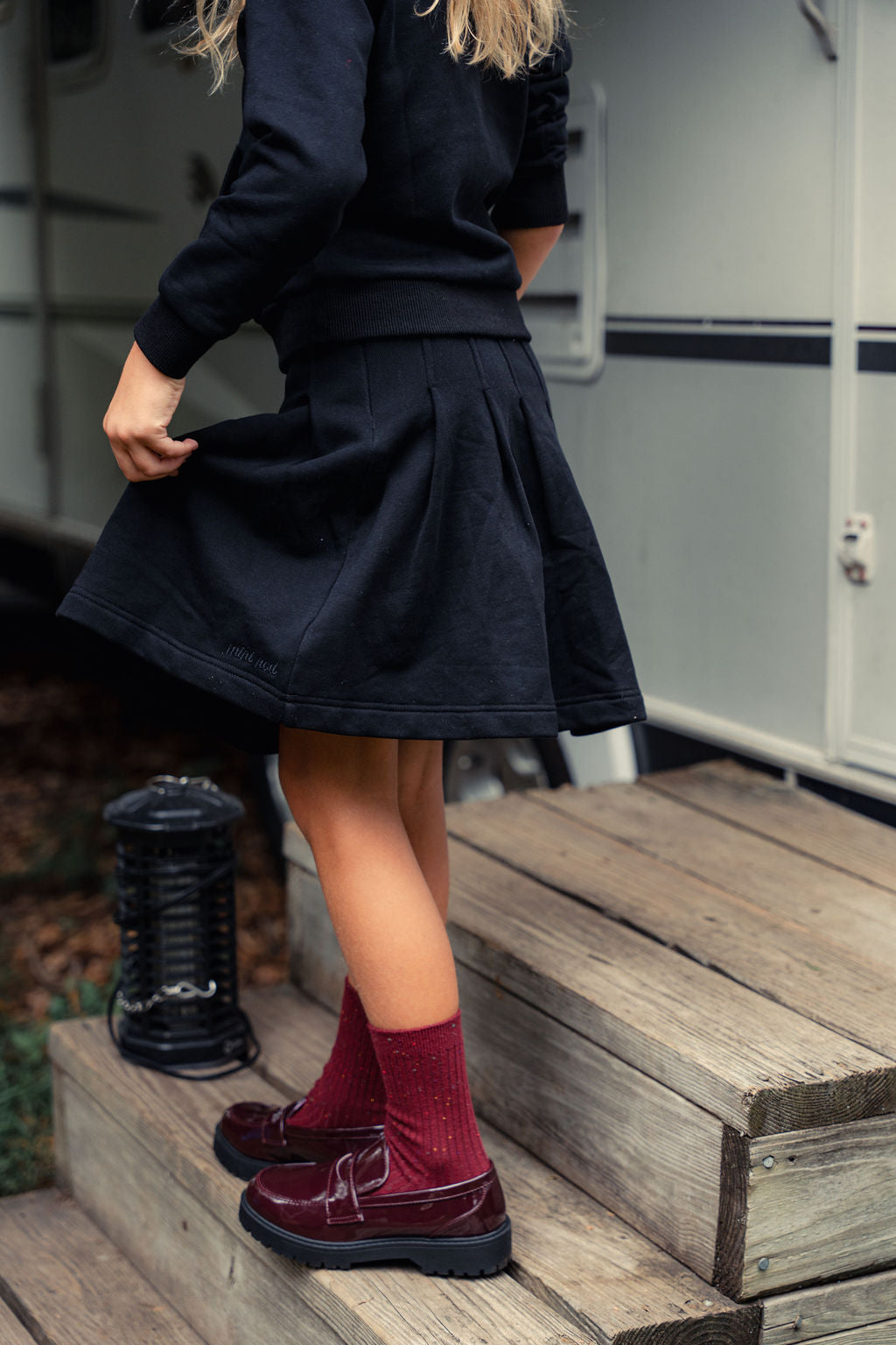 MINI NOD PLEATED SKIRT