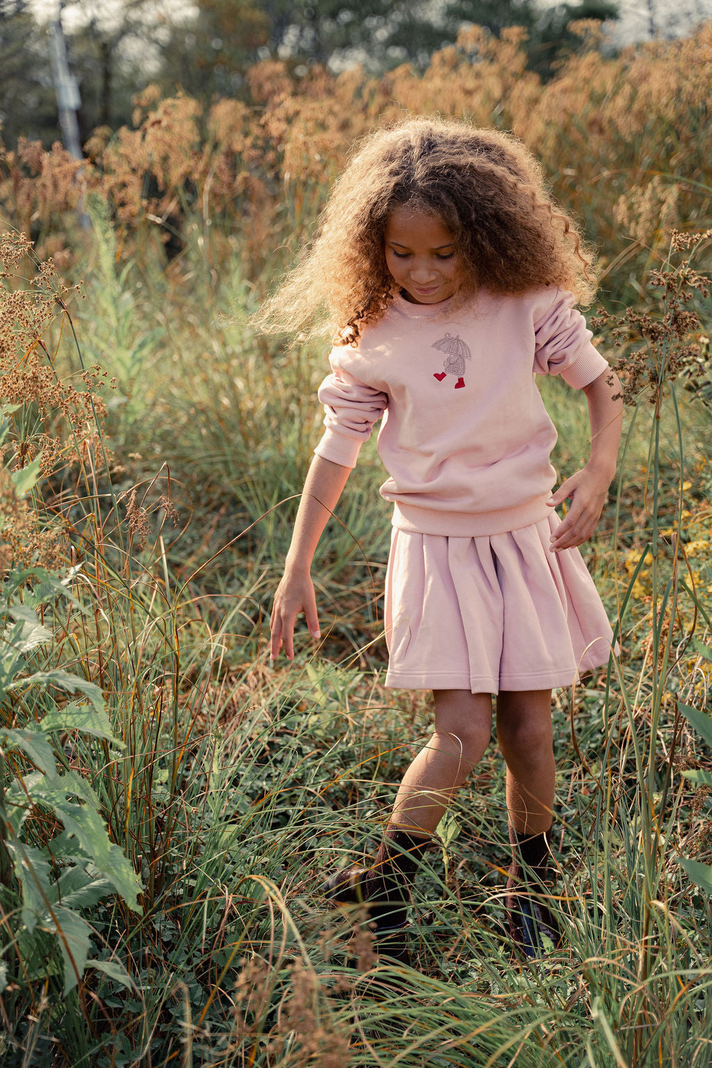 MINI NOD PLEATED SKIRT
