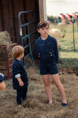 MINI NOD 2PC SHIRT WITH OVERALLS