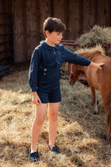 MINI NOD 2PC SHIRT WITH OVERALLS